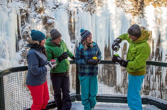 Half Day Marble and Johnston Canyon Ice Walk Combo Tour - The Van Ride Reset and the Continental Divide Moment