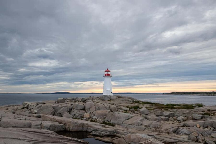 Halifax Guided Driving Tour with Sunset at Peggy’s Cove - Downtown Halifax Pickup and the Night Drive Out of the City