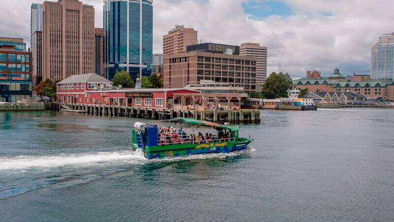Halifax: Harbour Hopper City & Water Cruise in a Duck Boat - Georges Island National Historic Site: Photo Stop Energy Without the Day Trip