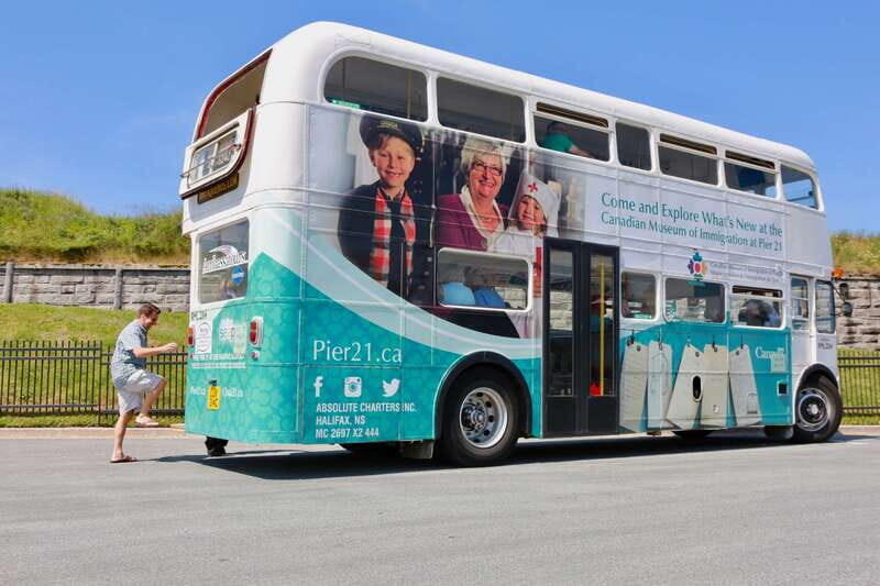 Halifax: Hop-on Hop-Off Double Decker Bus City Tour - Maritime Museum to the Boardwalk: easy photos and a natural walking break