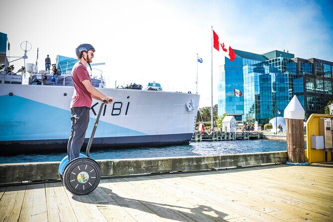 Halifax Segway City Spin - Public Gardens on foot: a needed rest from the riding