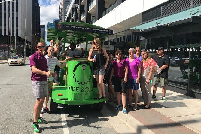 Halifax waterfront SOLAR Party Bike food & drink experience! - The hilltop fort stop: history with a view