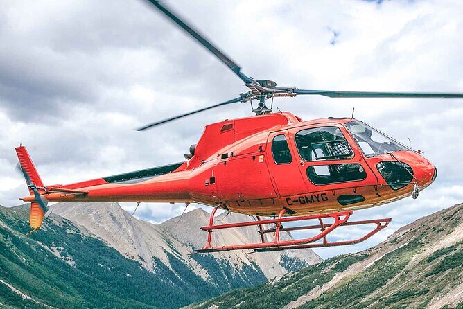 Helicopter Tour over the Canadian Rockies - Cline River Valley to White Goat Provincial Park