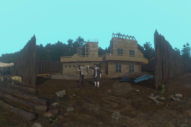 Immersion Quebec: Virtual Reality Experience of Quebec City's History - What Happens When You Arrive: Tablet, VR Helmet, and a Seated Show