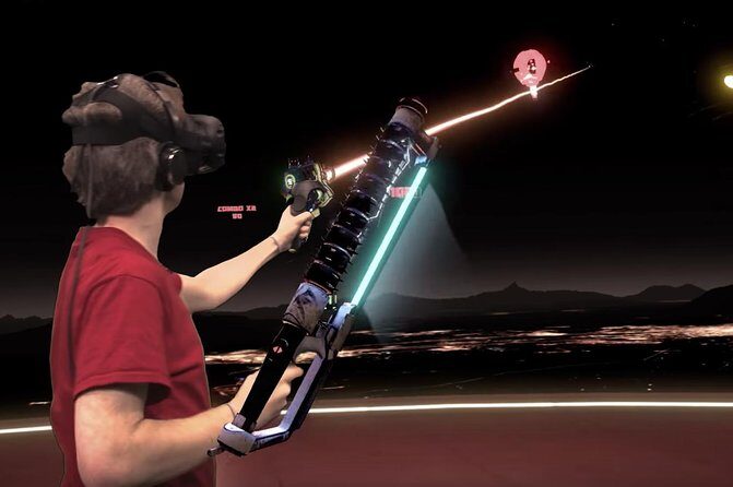Immersive Virtual Reality Arcade Experience for 1 Hour (Includes Training) - Multiplayer co-op: seeing and hearing friends in the same virtual world