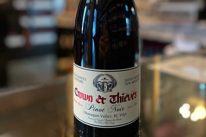 Jason Parkes Trail Full Day Guided Westside Wine Tour in Kelowna - Crown & Thieves: the 1930s vibe stop that sets the tone