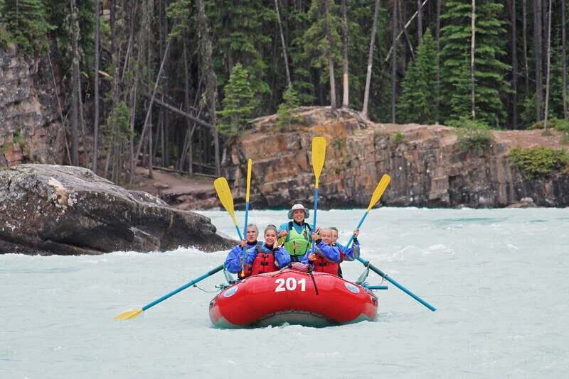 Jasper: Canyon Run Family Whitewater Rafting - Rapids, breaks, and wildlife spotting without losing the fun