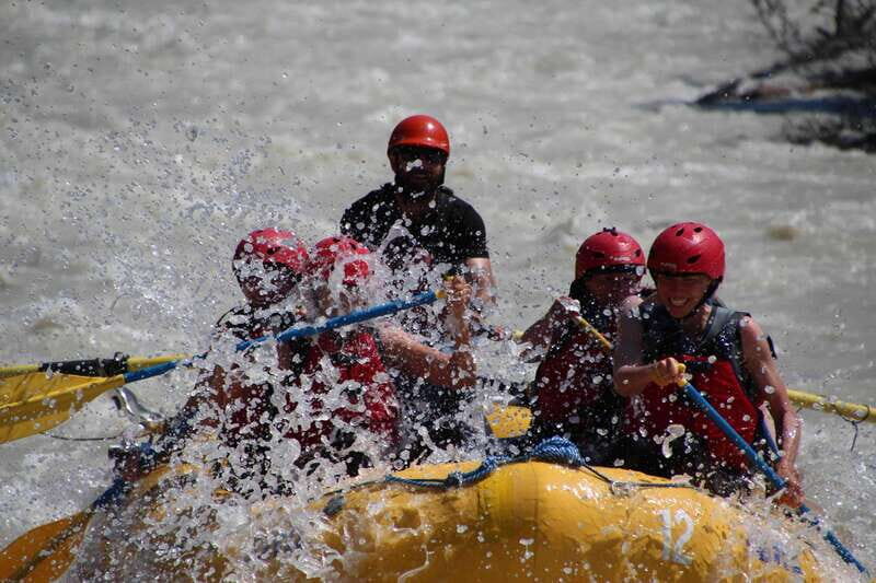 Jasper: Sunwapta River Whitewater Rafting - Self-Drive - What happens before the rapids: gear, safety briefing, and dry-land paddling practice