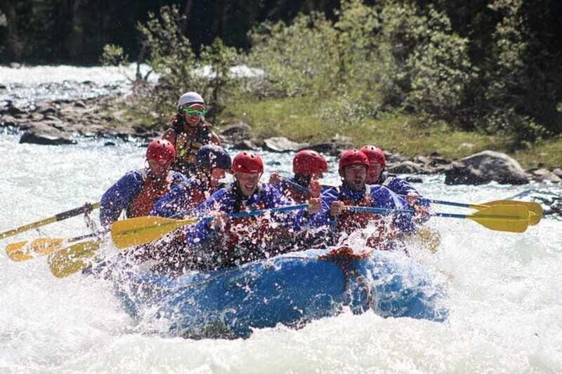 Jasper: Sunwapta River Whitewater Rafting - Self-Drive - The Whopper glacial facial: why that wave is part of the appeal
