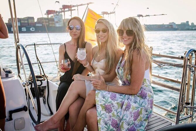 JFarwell Sunset Wine and Cheese Yacht Sailing - Practical Stuff: Shoes, Blankets, and Motion Reality