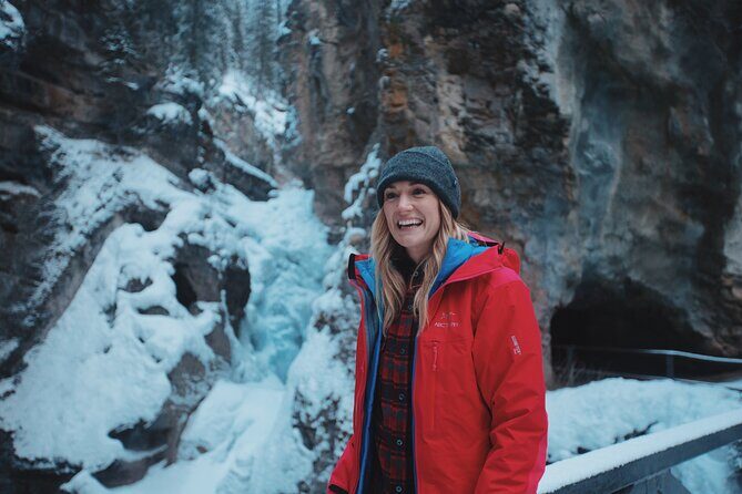 Johnston Canyon Frozen Waterfalls - Small Group Tour - Stop 1: Johnston Canyon walk and the Lower vs Upper Falls choice