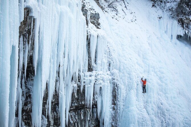Johnston Canyon Frozen Waterfalls - Small Group Tour - Bow Valley Parkway: scenic driving with wildlife and less crowd pressure
