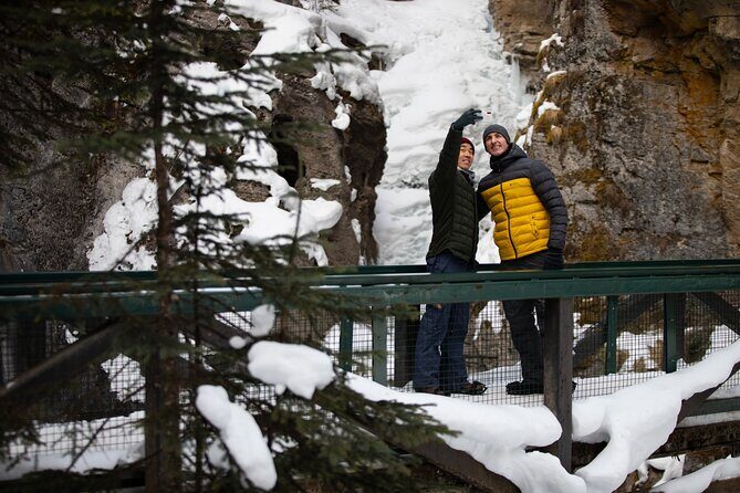 Johnston Canyon Frozen Waterfalls - Small Group Tour - Guides make the experience: stories, safety, and photo moments