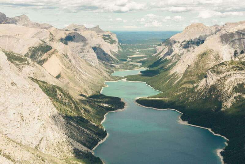 Kananaskis: 30-Minute Heli Tour of Minnewanka Lake and Banff - End Mountain and the Minnewanka Valley Turn: The Moment the Trip Changes