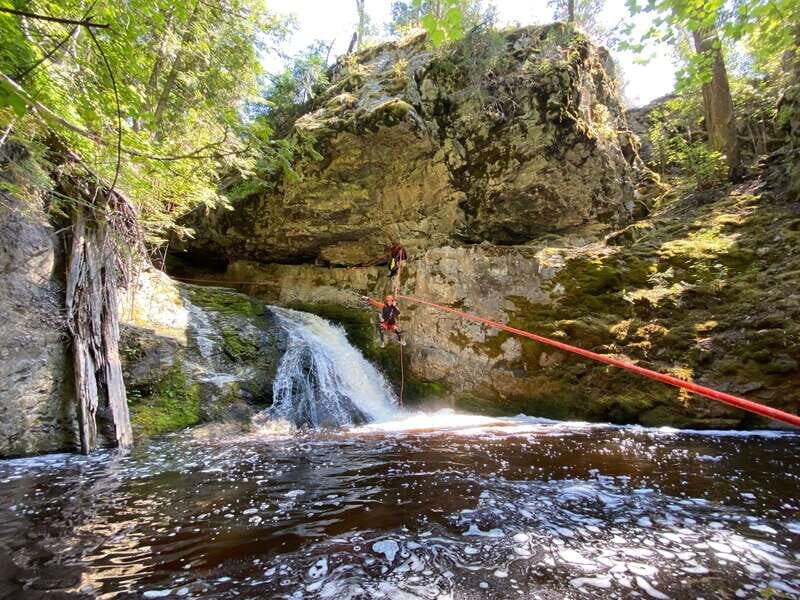 Kelowna: Adrenaline Canyoning Tour - Regular Route vs High-Rope Route: Why Conditions Change the Adventure