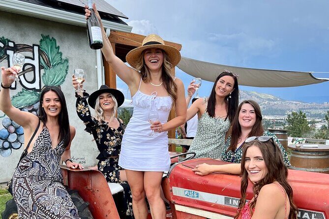 Kelowna Bachelorette Wine Tour Full Day Guided With 5 Wineries - Pickup timing, vehicle comfort, and why the route works