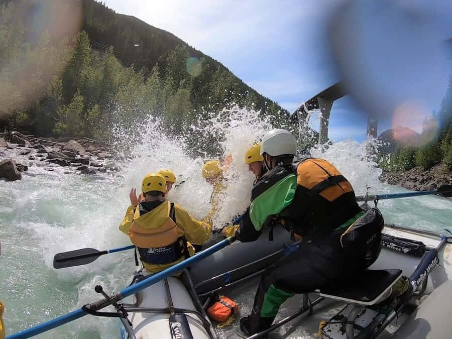 Kicking Horse River: Whitewater Rafting Half-Day Trip - Kicking Horse Rapids: Hopi’s Hole, Cable Car, Table Saw, and Shotgun