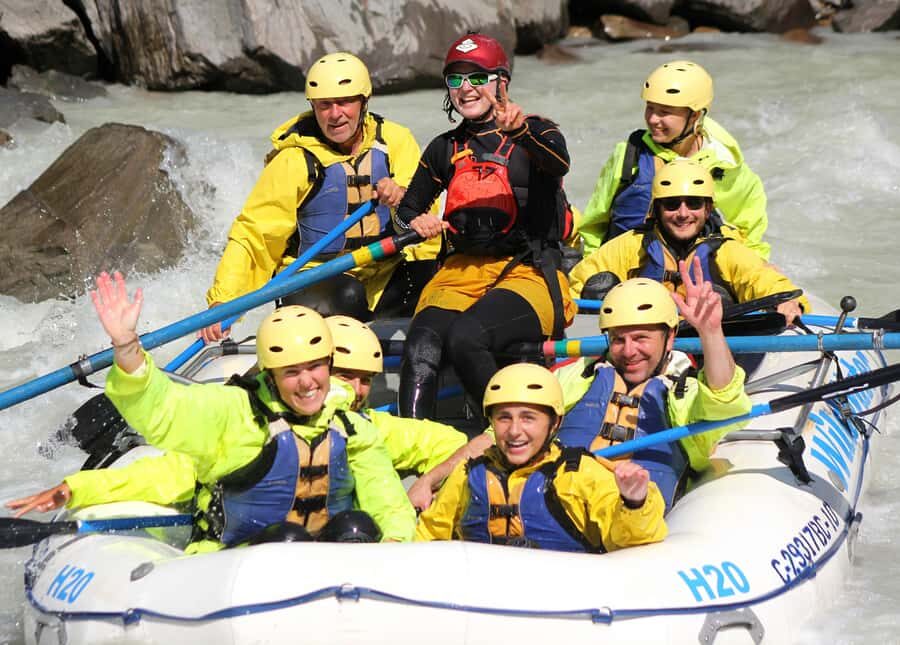 Kicking Horse River: Whitewater Rafting Half-Day Trip - On the water: timing, soaking, and the canyon feel