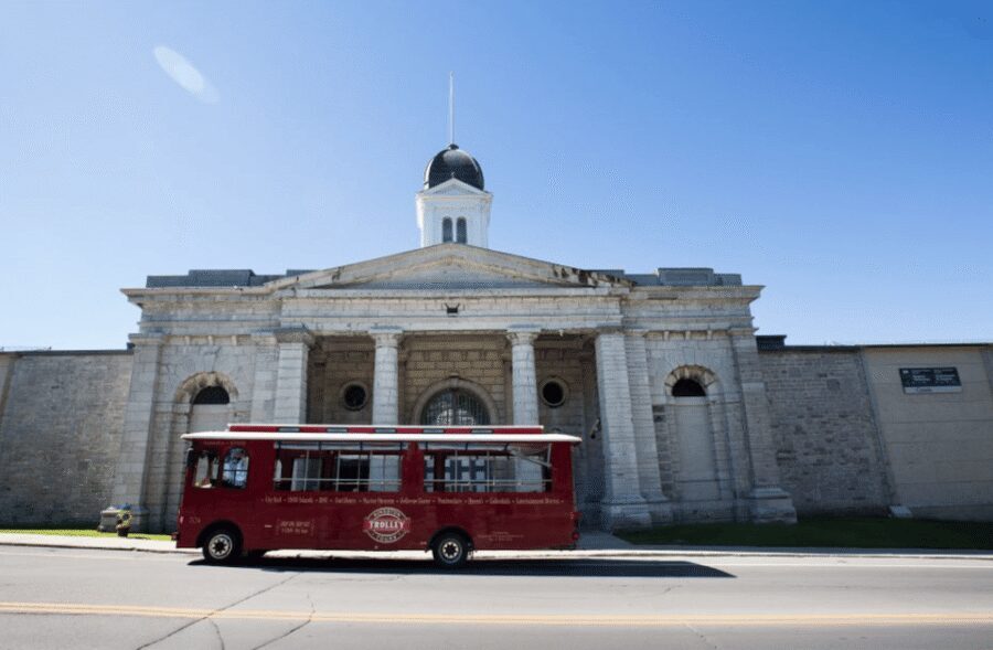Kingston: Trolley City Tour - Kingston Penitentiary built in 1835: the museum stop with real impact