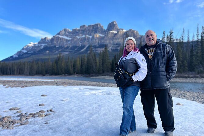 Lake Louise, Moraine Lake/Johnston Canyon, Banff Hot Springs Tour - Vermilion Lakes reflections and the Banff town reset