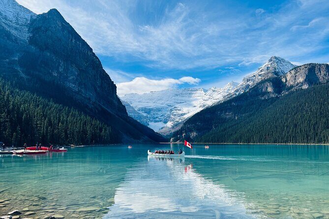 Lake Louise, Moraine Lake/Johnston Canyon, Banff Hot Springs Tour - The morning drive from 7:30am: comfort + built-in momentum