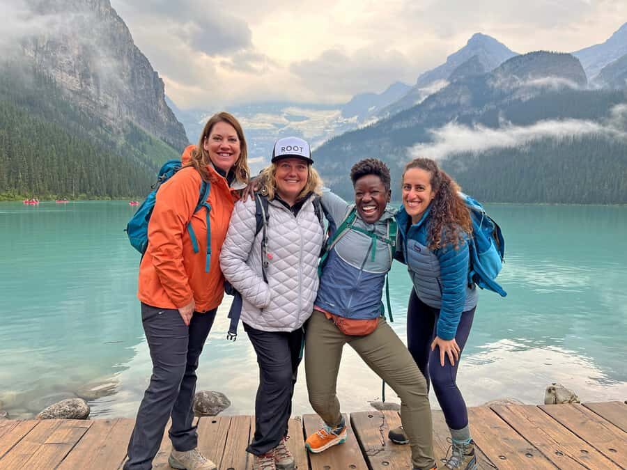 Lake Louise: Moraine & Louise Lake Half-Day Highlights Tour - Lake Louise Shore Walk: History, Photo Stops, and Mountain Air