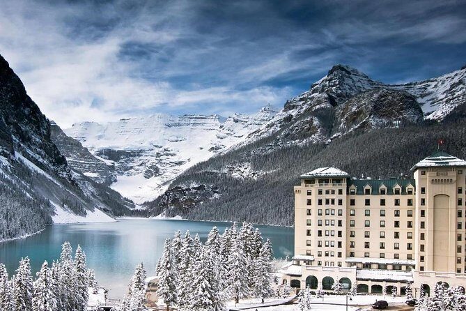 Lake Louise Winterland from Banff - Frozen lake time: lakeshore walking, skating, and the ice reality check