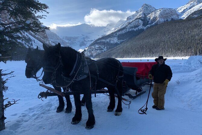 Lake Louise Winterland from Banff - Sleigh ride across the lake: extra cost, strong day-to-day timing