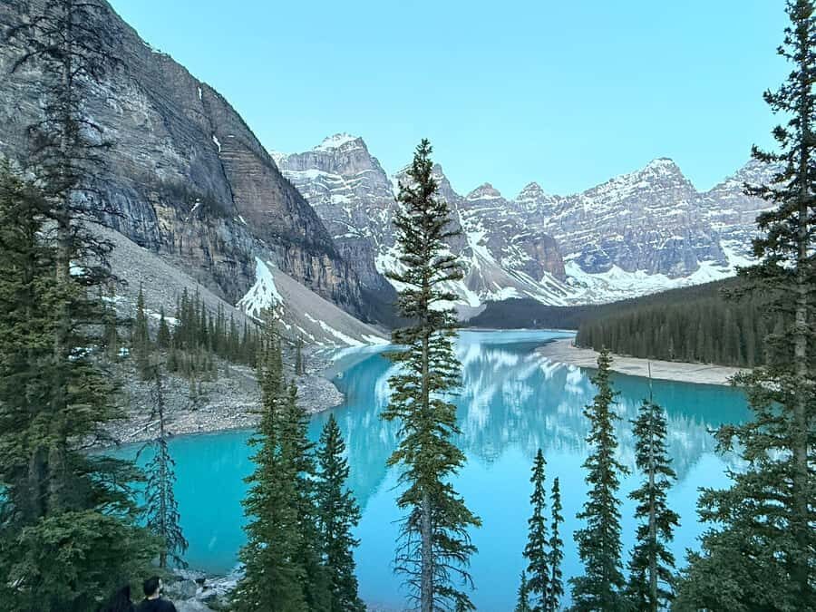Lake Moraine Lake Louise Johnston Canyon Banff Town Day Tour - Morning pickup: how the day starts in Alberta