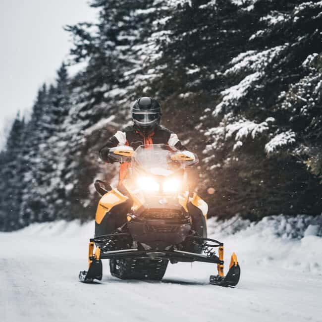 Laurentians: Snowmobile Guided Tour - Guides, group care, and the safety style you want