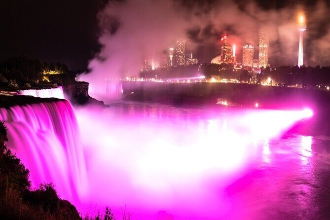 Light up The Falls Small Group Tour with Fallsview Dinner - A 2-hour Niagara Falls night where you help set the colors