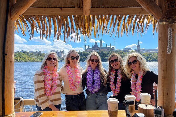 Lilo Floating Tiki Bar on the Ottawa River - 90 minutes, moving seats, and how the sight time works