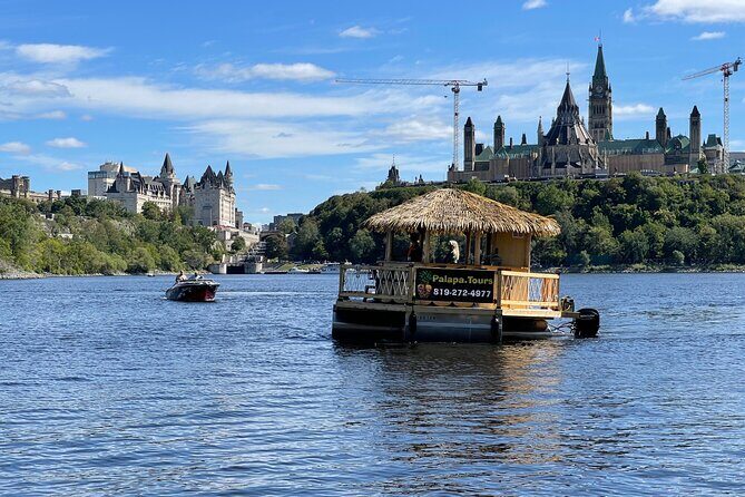 Lilo Floating Tiki Bar on the Ottawa River - Weather and timing: the part people forget to plan for