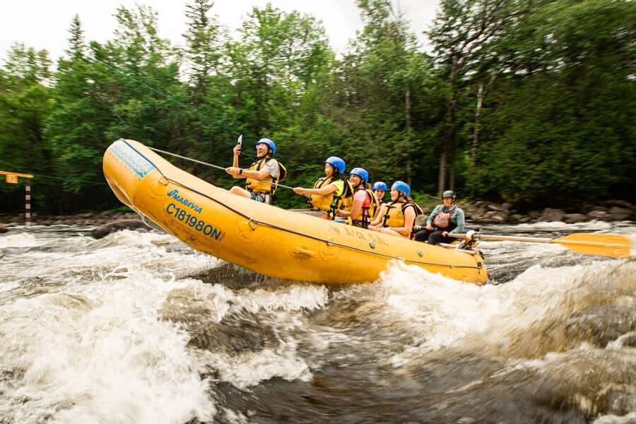 Mad Adventure rafting - The main event: 5 kilometres of paddling, surfing, and splashy chaos