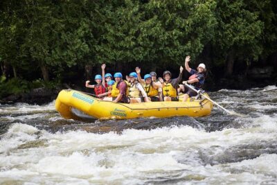 Madawaska River Family Rafting - From lodge to river: the short shuttle that keeps things simple