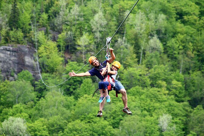 Mont-Catherine Ziplines - Meeting the Team Near Sainte-Agathe-des-Monts (About 35 Minutes from Tremblant)