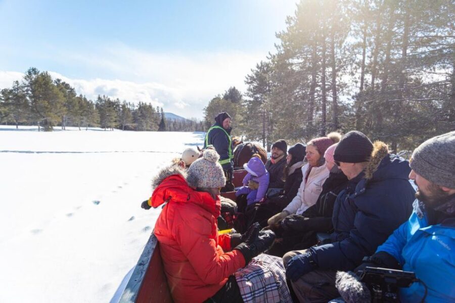 Mont-Tremblant: Sleigh Ride w/ Storytelling & Hot Chocolate - Snow Conditions: When the Sled Switches to Wheels