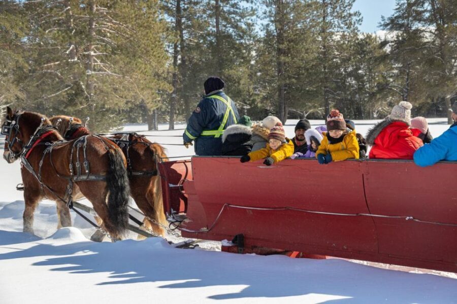 Mont-Tremblant: Sleigh Ride w/ Storytelling & Hot Chocolate - Timing: What Changes After 3:00 p.m.