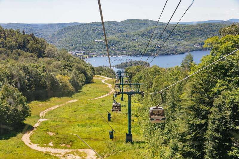 Mont Tremblant: Summit Zip-Lining Tour with 5 Zip Lines - The zip line course: five lines over ridges and tree canopy