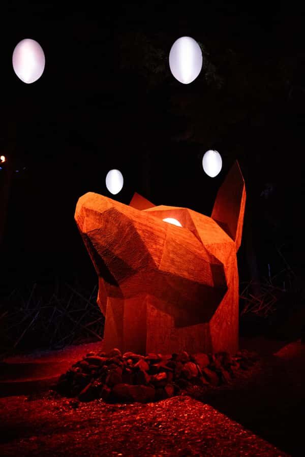 Montebello, QC: Parc Omega ONIRO Immersive Experience at Night - The Oniro Wolf Cub Story and Your 17-Scene Route