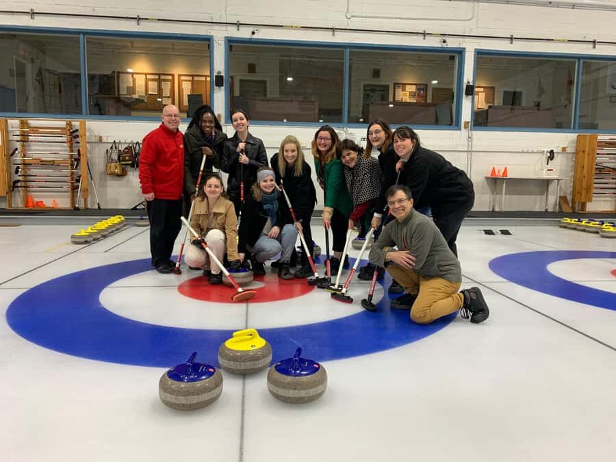 Montreal: Curling Experience with instructor and equipment - On-ice friendly match: teamwork, sweeping, and strategy for real humans