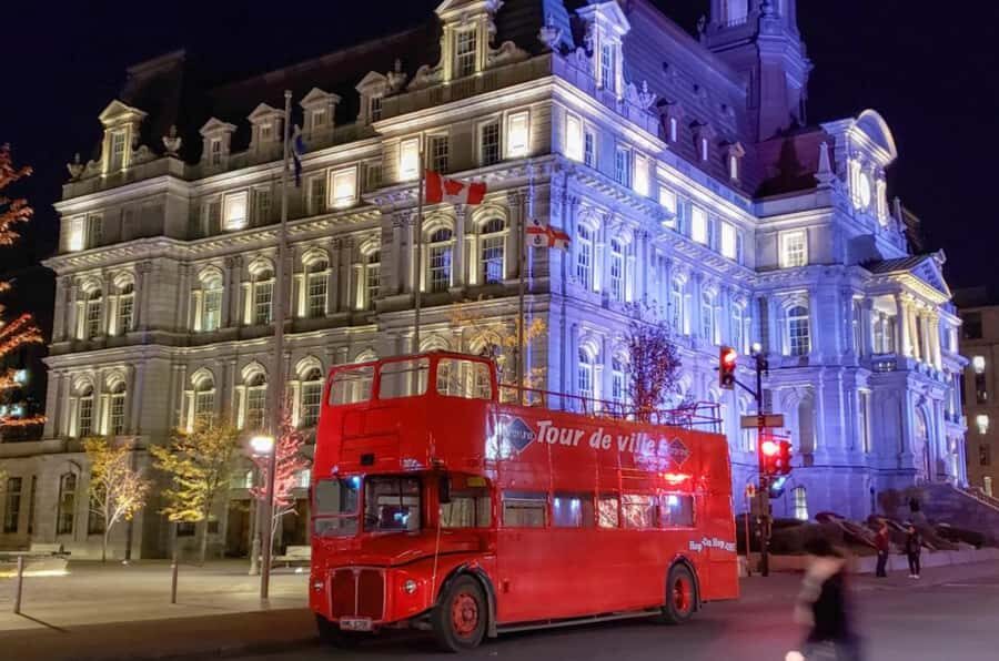 Montreal: Double-Decker Guided Bus Tour at Night - Key Points That Make This Tour Worth It