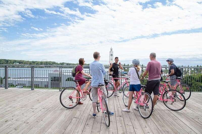 Montreal: Non Touristy Pink Bike Tour - What you’ll notice at stops: parks, murals, and the meaning behind the streets