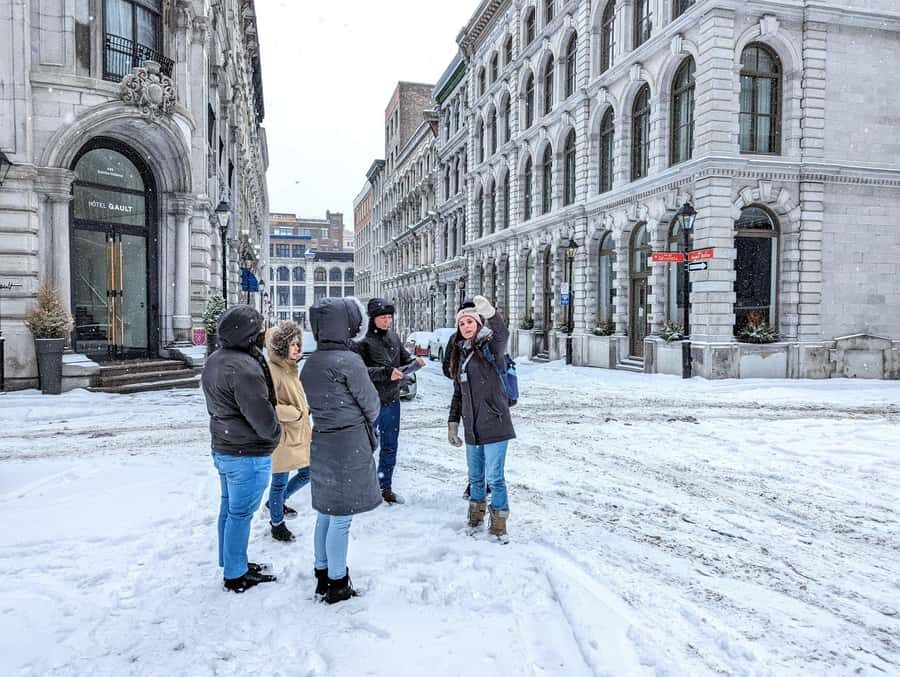 Montreal: Old Montreal Wintertime Express Walking Tour - Your Guide in Action: Expect Warmth, Humour, and Real Pride