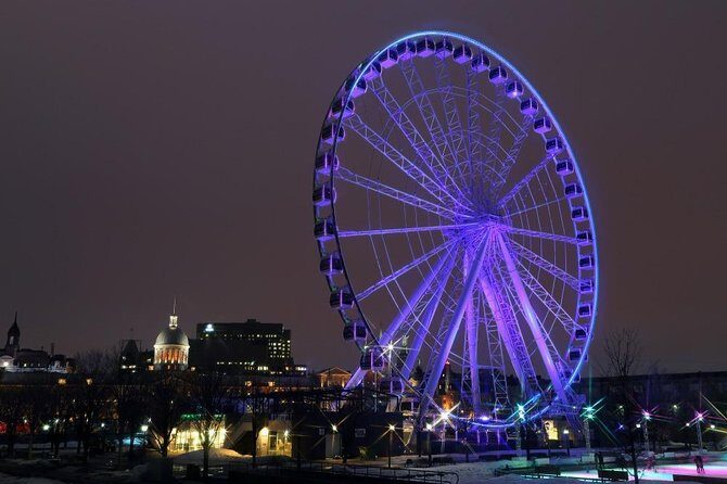 Montreal Premium Driving Night Tour with La Grand Roue Ride - Pickup in downtown Montreal: less stress at 7:30 pm