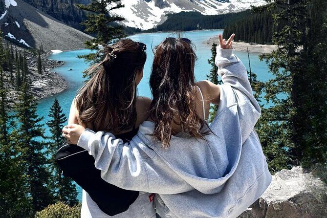 Moraine Lake, Lake Louise, Johnston Canyon, Bow Falls, Banff Town - Bow Valley Parkway wildlife drive and scenic pulls
