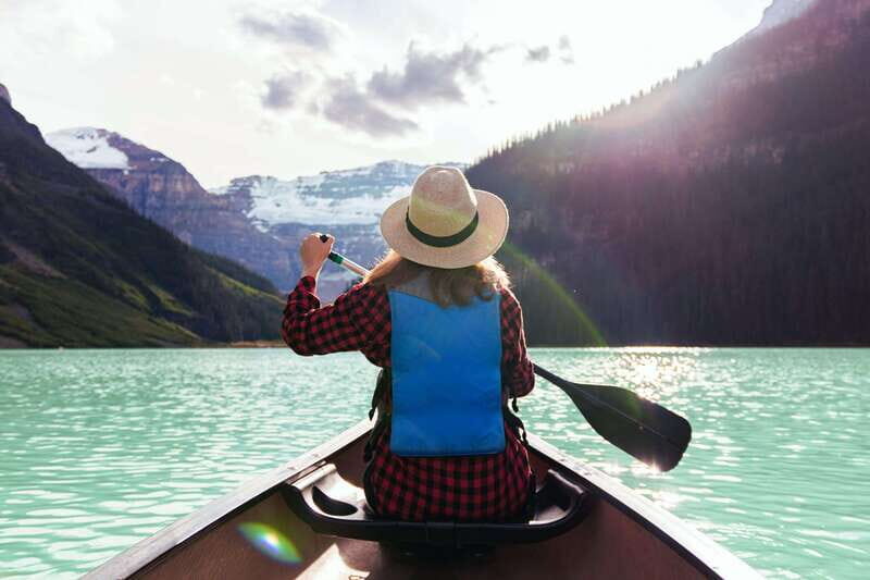 Moraine Lake Sunrise & Lake Louise from Calgary/Canmore/Banf - Optional Canoe and the Photo Hike: Customizing Without Stress