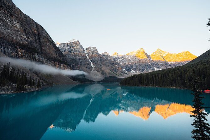 Moraine Lake Sunrise & Lake Louise Golden Hour Experience - Quick highlights that matter