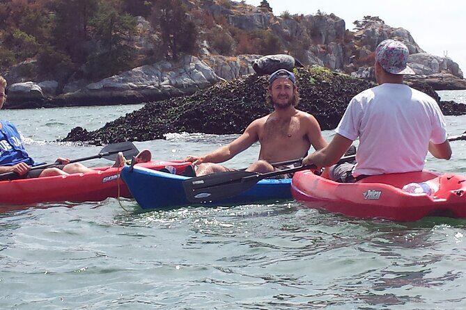 Morning Kayak & Seal Cruise in Vancouver - Getting on the water: the mother ship setup