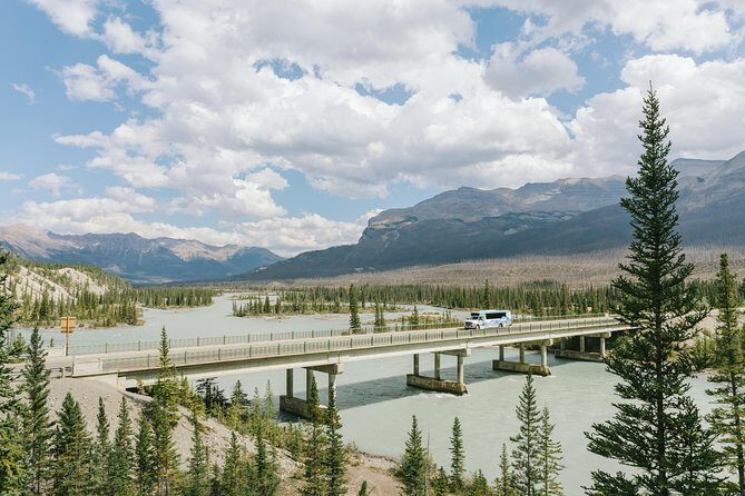 Mountain Lakes and Waterfalls - roundtrip from Calgary - Moraine Lake: Ten Peaks photos, rocky footing, and substitute routes